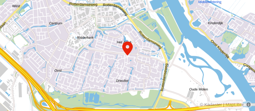Locatie van Notariskantoor Van Dongen
