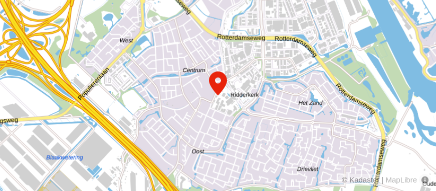 Locatie van Credion Ridderkerk