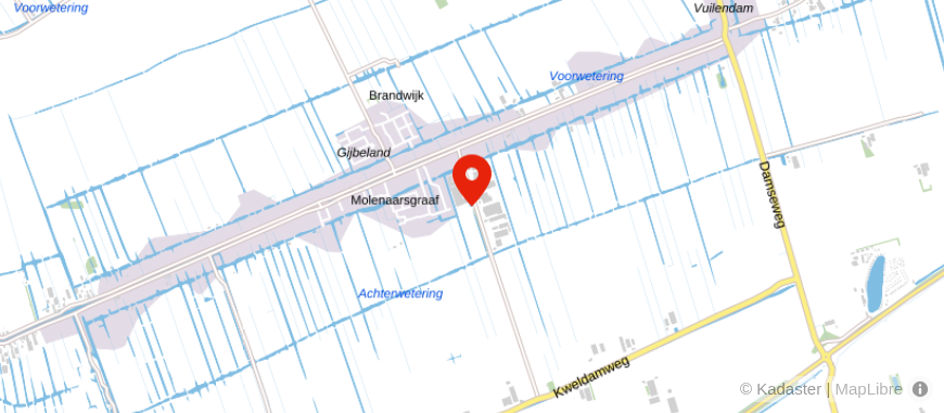 Locatie van Brandwijk & Kon, Accountants en Belastingadviseurs