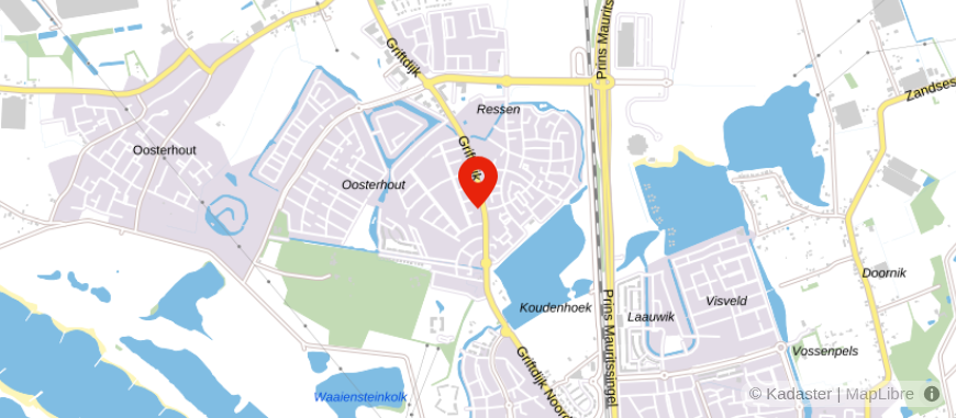 Locatie van Financiële Meesters Nijmegen