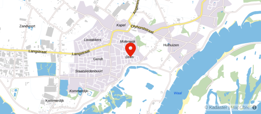 Locatie van Administratiekantoor Sweers