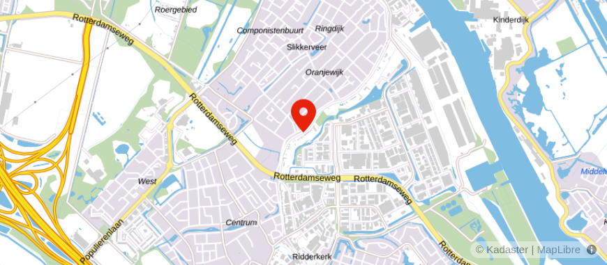 Locatie van Ridder Huizen makelaardij oz