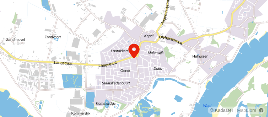 Locatie van Quintes Gendt