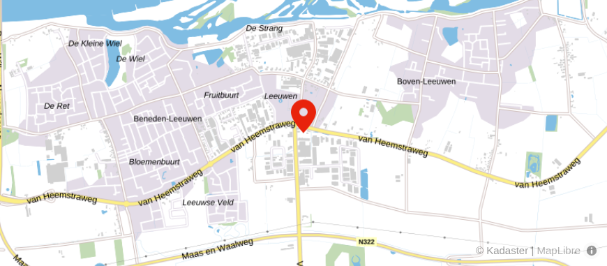 Locatie van Van Hulst Assurantiën