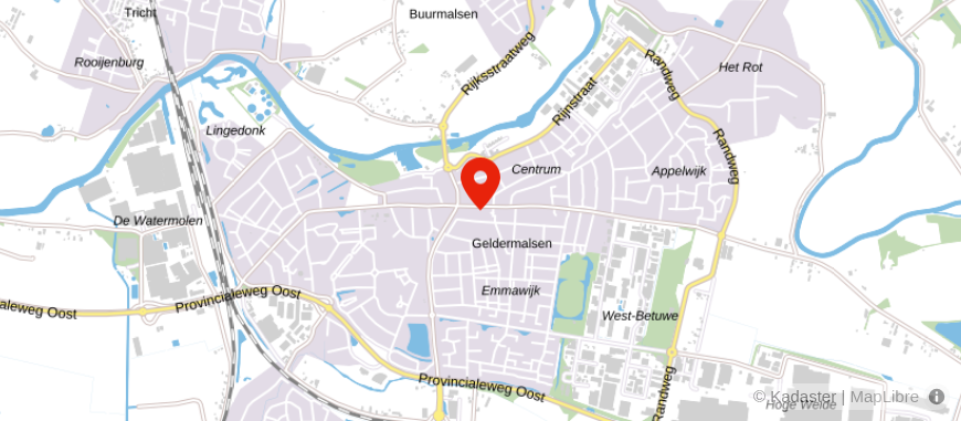 Locatie van Van Kessel & Hypotheken