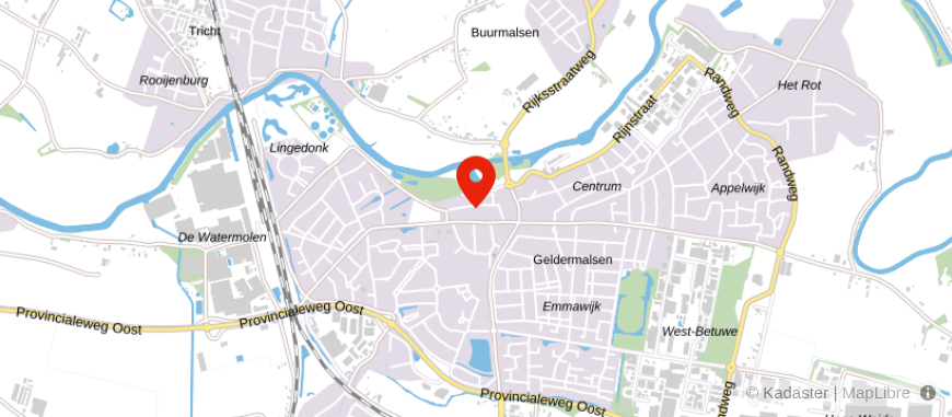 Locatie van Van Heteren Assurantiën