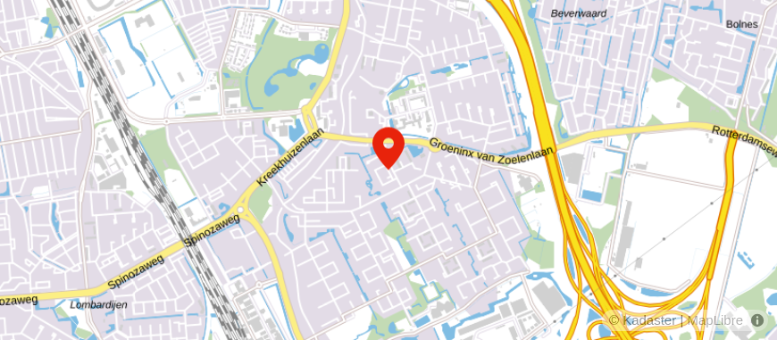 Locatie van De Hypotheker Rotterdam IJsselmonde