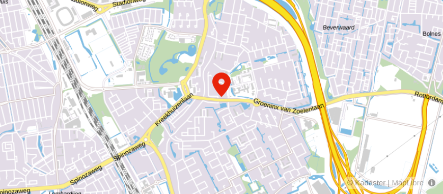 Locatie van ING Bank Rotterdam (Zuidplein)