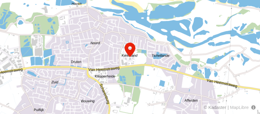 Locatie van WEA Deltaland