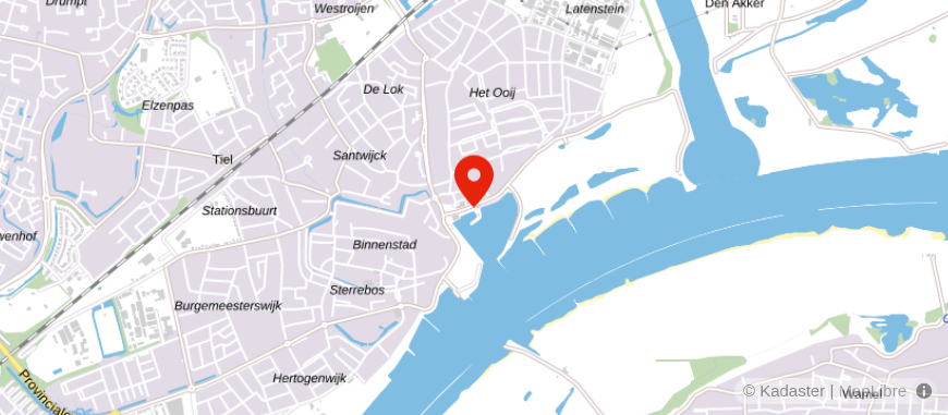 Locatie van De Hypotheker Tiel