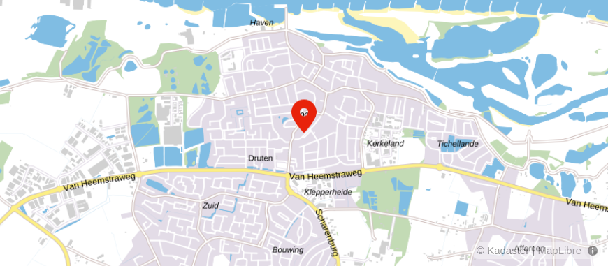 Locatie van Hans Janssen Garantiemakelaars Druten