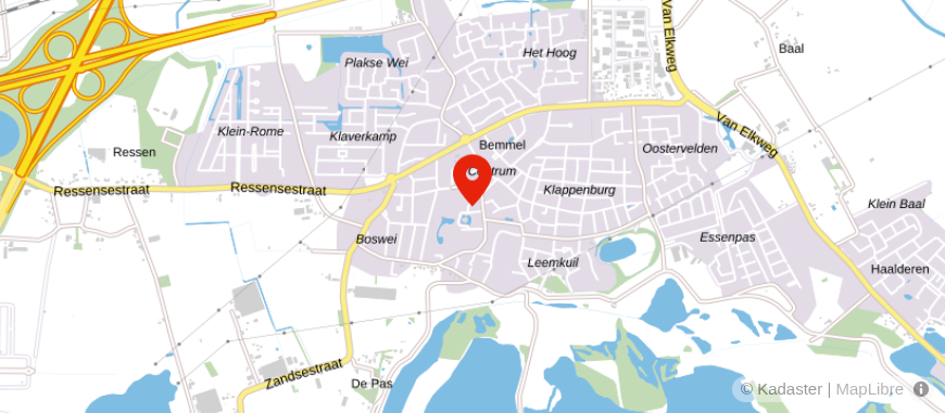 Locatie van Bongers & Lemmers Verzekeringen