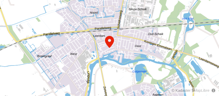 Locatie van Van den Beukel Assurantiën B.V.