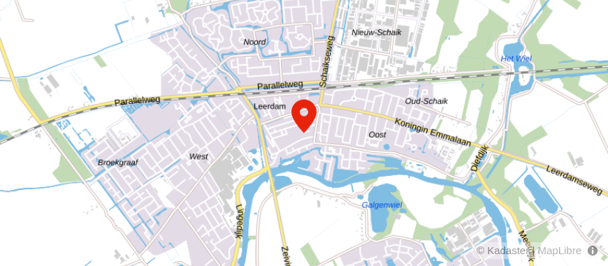 Locatie van ASN Bank Leerdam