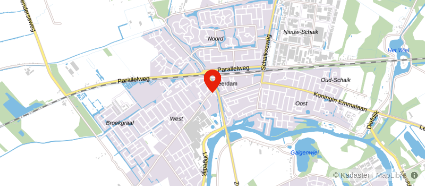 Locatie van Van Ekeren Hypotheken en Verzekeringen Leerdam