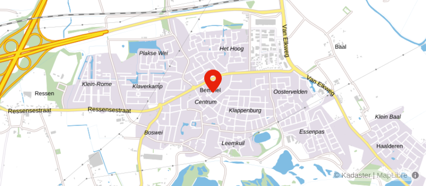 Locatie van Huijding Hypotheken & Financieel Advies