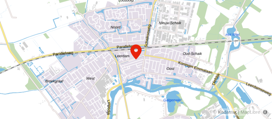 Locatie van HypotheekCompany Leerdam