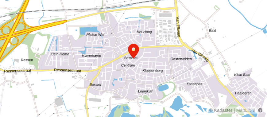 Locatie van Notariskantoor Van Schaik