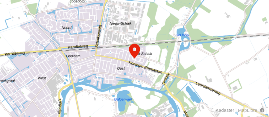 Locatie van Financiële Diensten Oud Schaik