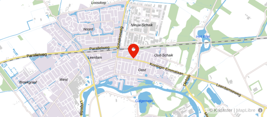 Locatie van Notarispraktijk Wolthuis