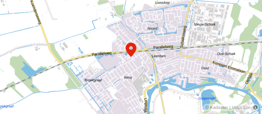 Locatie van Raaijmakers Financiële Dienstverlening