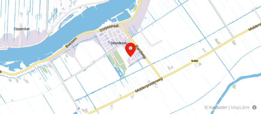Locatie van Hypokee Streefkerk