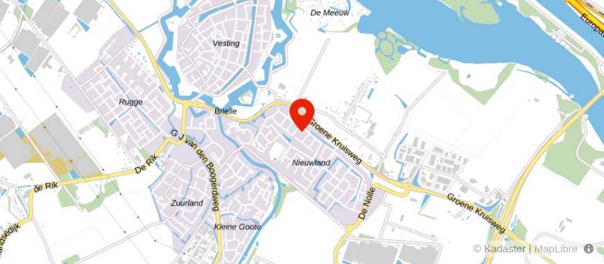 Locatie van Credion Brielle
