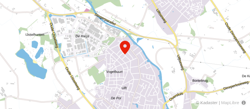 Locatie van Jos Westerhof