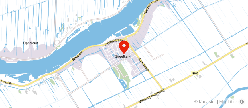 Locatie van Kantoor Notaris mr. W.C.A. van der Heiden