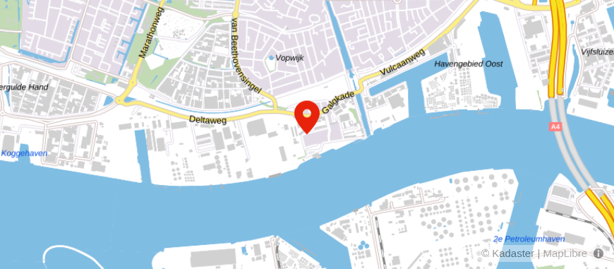 Locatie van Basisnotarissen Rijnmond