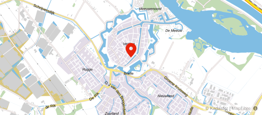 Locatie van Huysvisie Brielle