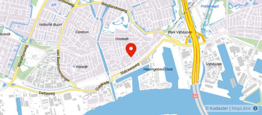 Locatie van Maas en Waal Hypotheken