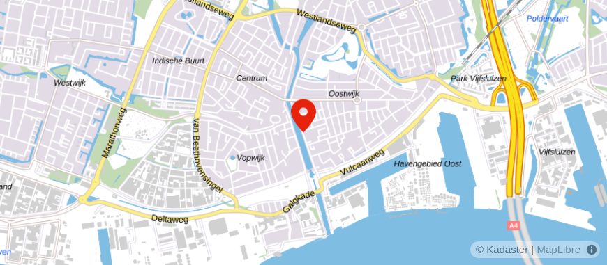 Locatie van Maes Notaris