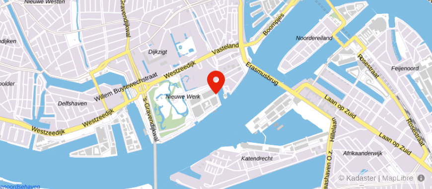 Locatie van Howden Rotterdam
