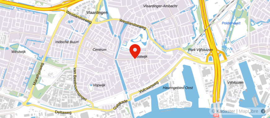 Locatie van SAA Verzekeringen Vlaardingen
