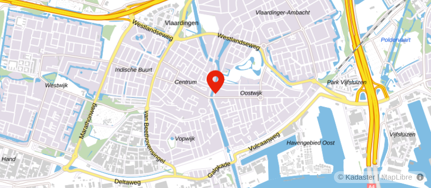 Locatie van Servicebureau West Assurantiën