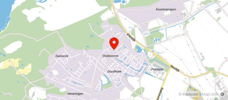 Locatie van Uitvaartverzorging Kievit Burg