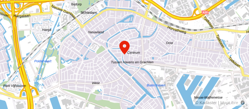 Locatie van Toeras Assurantiekantoor