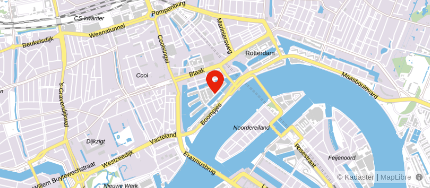 Locatie van Match Makelaars Rotterdam