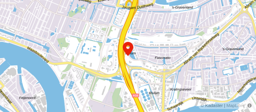 Locatie van Taxatheek Rotterdam