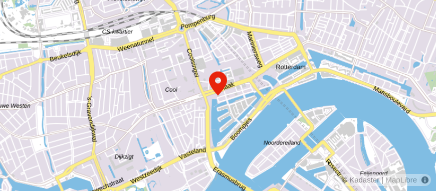 Locatie van Ploum, Rotterdam Law Firm