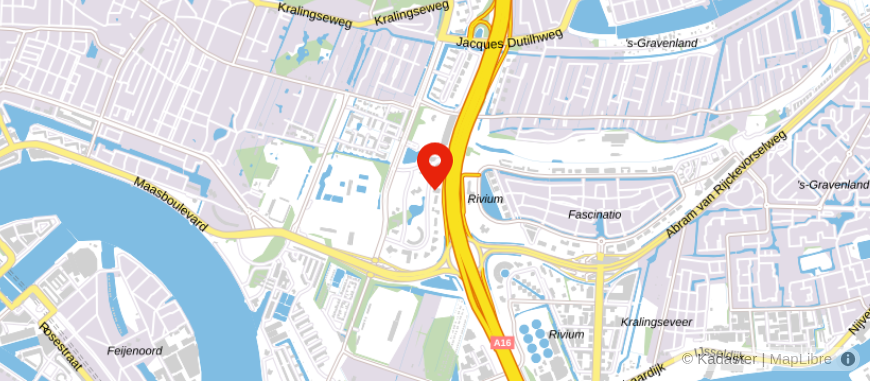 Locatie van BDO Rotterdam