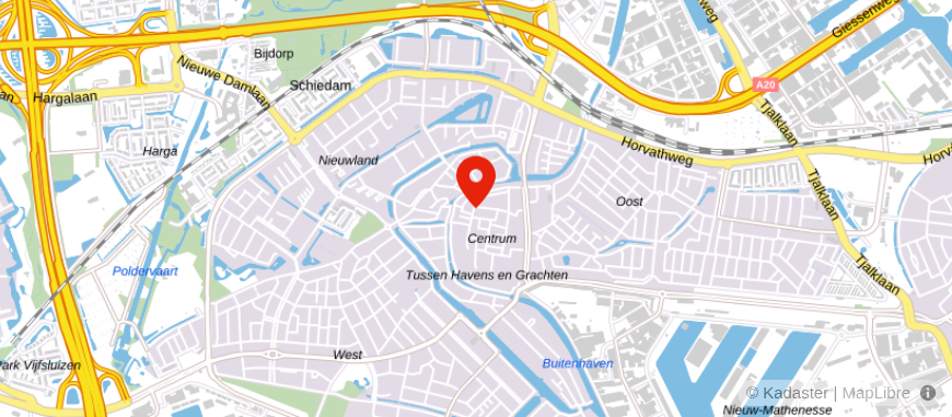 Locatie van Moerman & De Jong makelaars