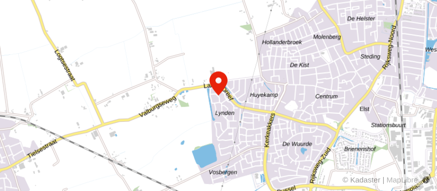Locatie van P&W Beheer