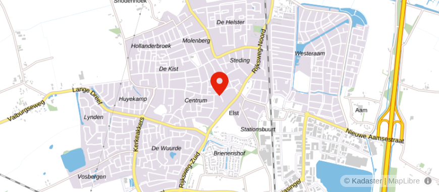 Locatie van CTB Administratie en Advies B.V