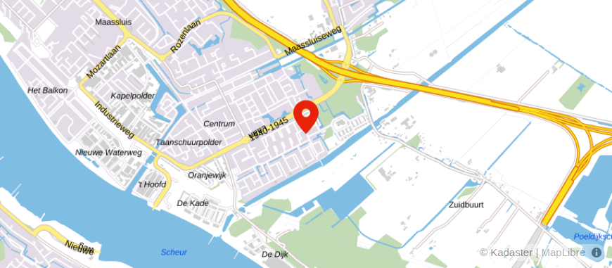 Locatie van FDC Putman Maassluis