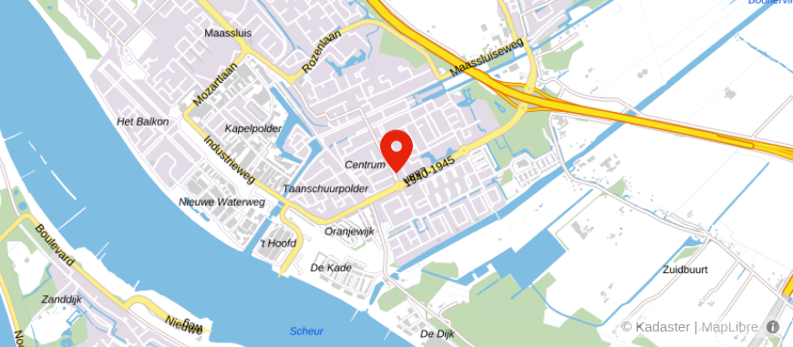 Locatie van Koeze Makelaars & Taxateurs