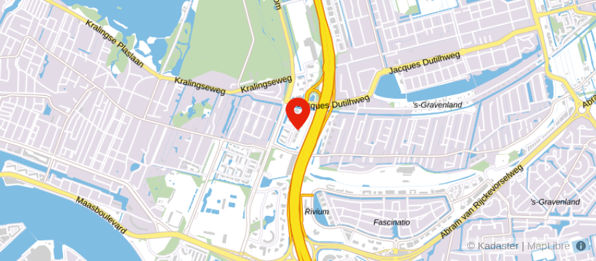 Locatie van De Hypotheekshop Rotterdam Kralingen