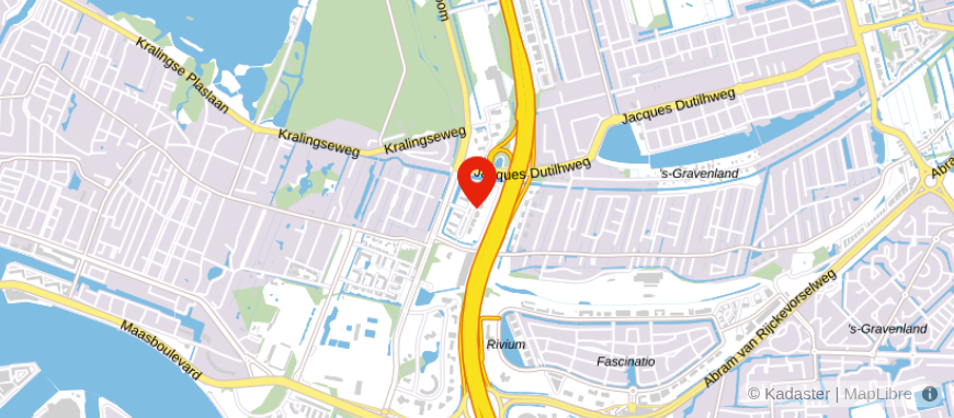 Locatie van Baker Tilly Berk Rotterdam