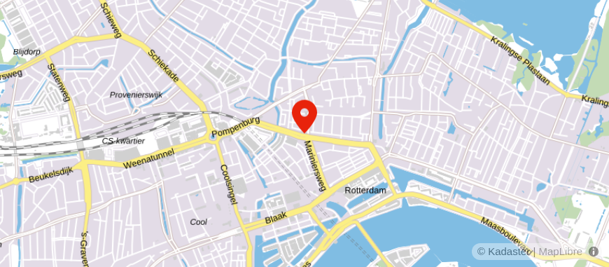 Locatie van De Hypotheker Rotterdam Goudsesingel
